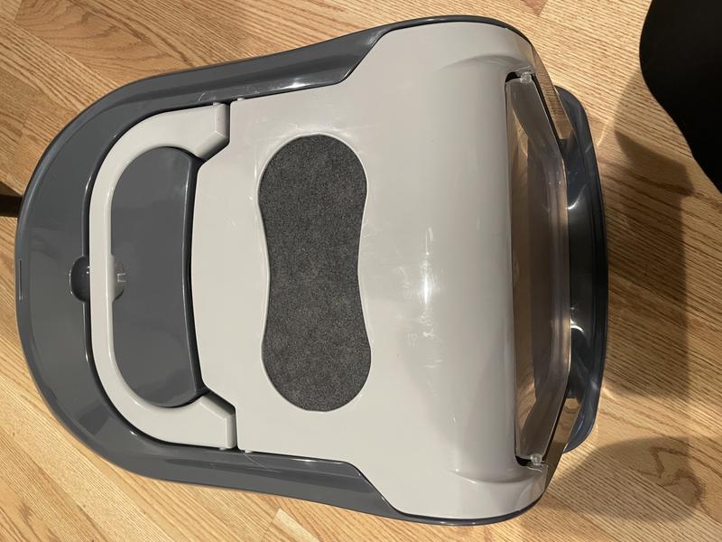 So Phresh Grey Flip Top Cat Litter Box Hood, 19.75" L X 14.75" W X 15.3