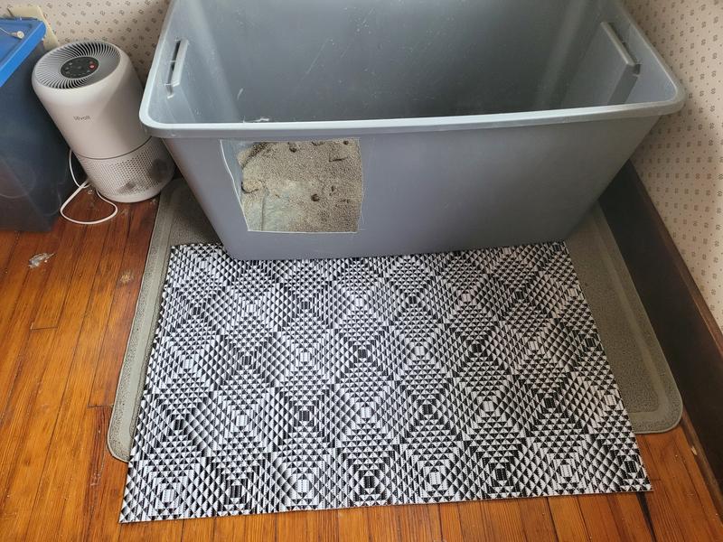 Cat litter 2025 mat diy