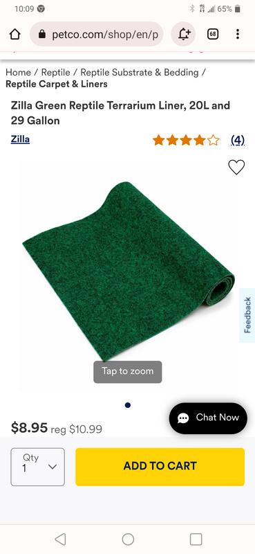 Petco 2024 reptile carpet