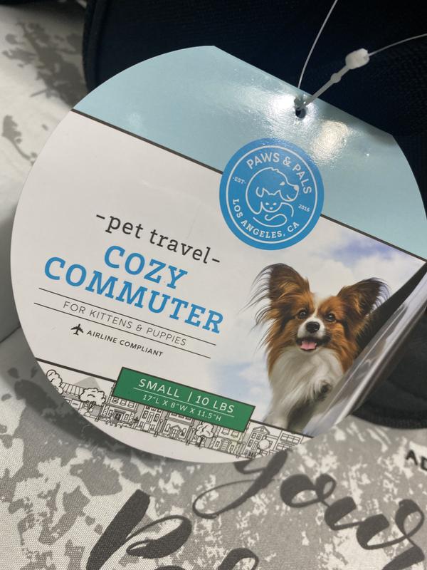 Paws & Pals Airline Approved Pink Cozy Commuter Soft Pet Travel