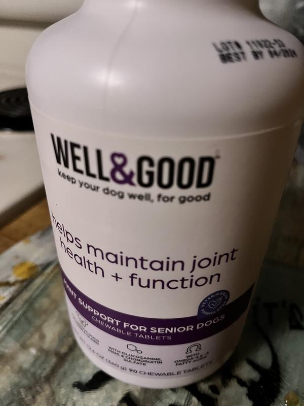 Well and good outlet joint health chews