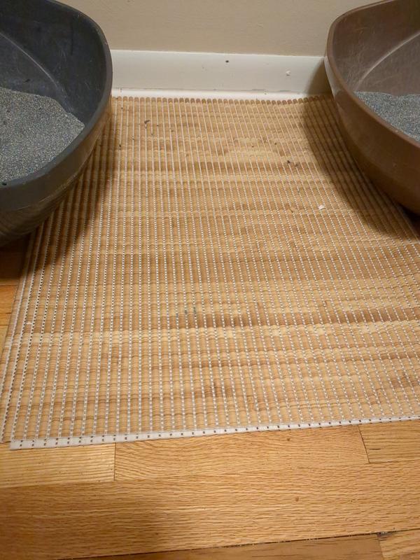 The Original Ribbed Foam Litter Mat – Bamboo – cocktailsandmeows