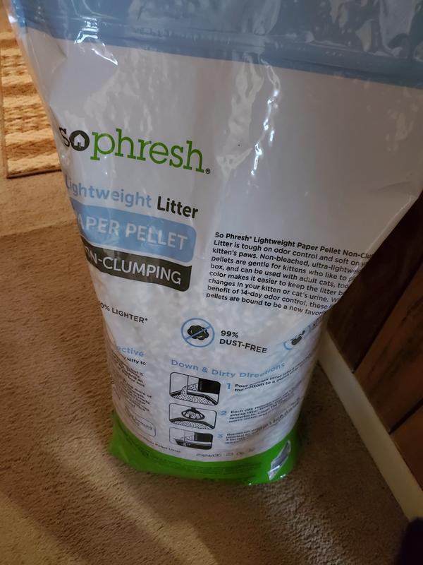 So Phresh Paper Pellet Cat Litter, Odor Control & NonClumping