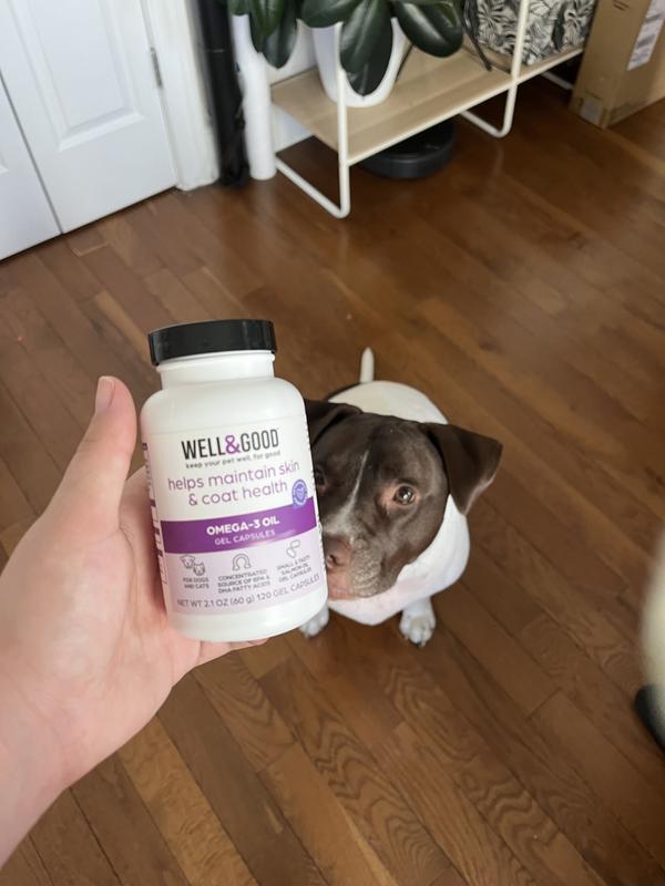 Well Good Dog Omega 3 Oil Gel Capsules Count of 120 Petco