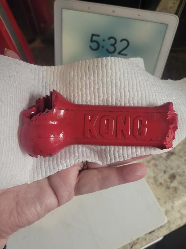 KONG Goodie Bone Dog Toy, Small, Red (up to 20 lbs. 5.25'' long)