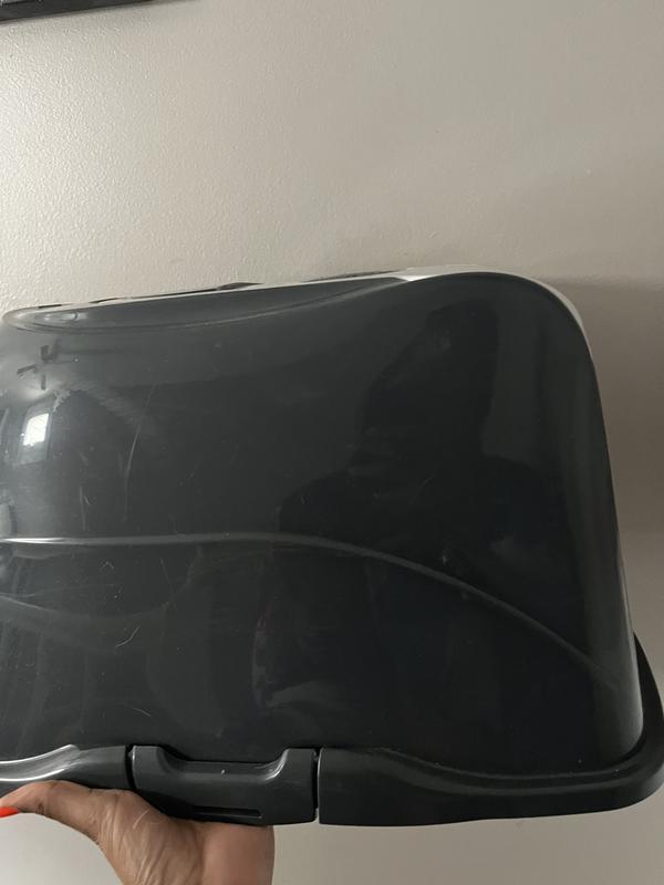 So Phresh Grey Flip Top Cat Litter Box Hood, 19.75" L X 14.75" W X 15.3