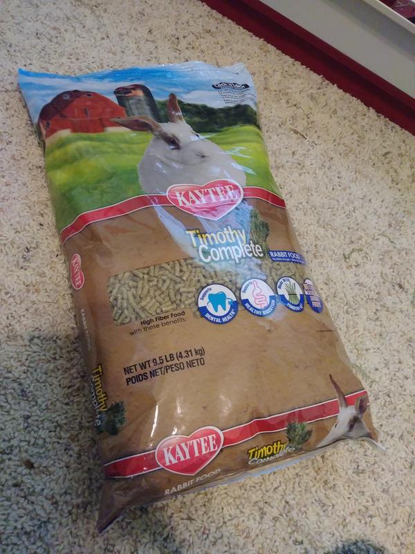 Kaytee timothy complete rabbit food 9.5 lbs hotsell