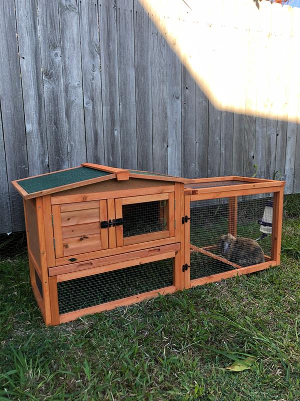 TRIXIE Natura Animal Hutch with Outdoor Run, 61