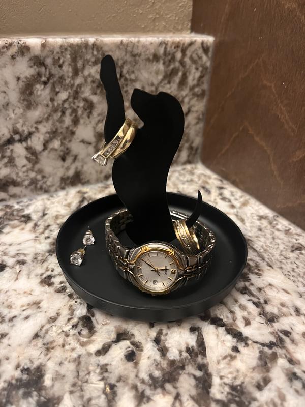 Storage for multiple rings, watch & multiple earrings!