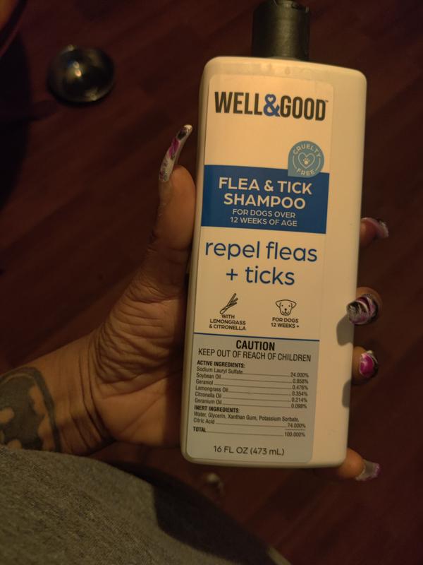 Well and good natural 2025 flea and tick shampoo