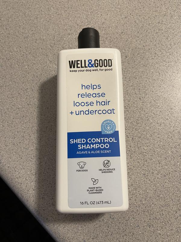 Well and good 2025 shed control shampoo