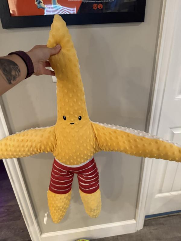 This toy is massive—see my arm for a reference