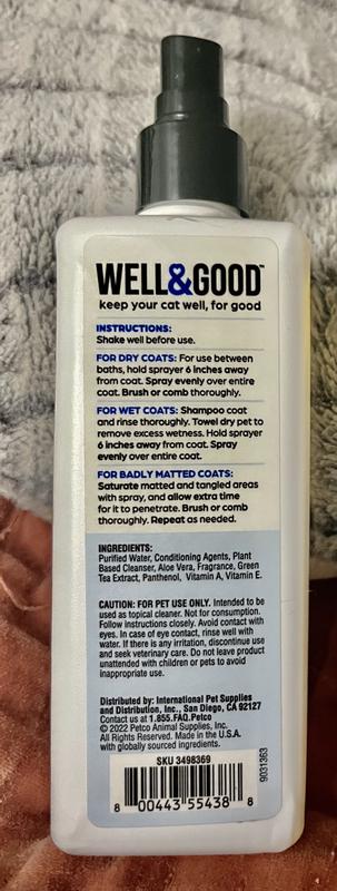 Well and outlet good waterless shampoo