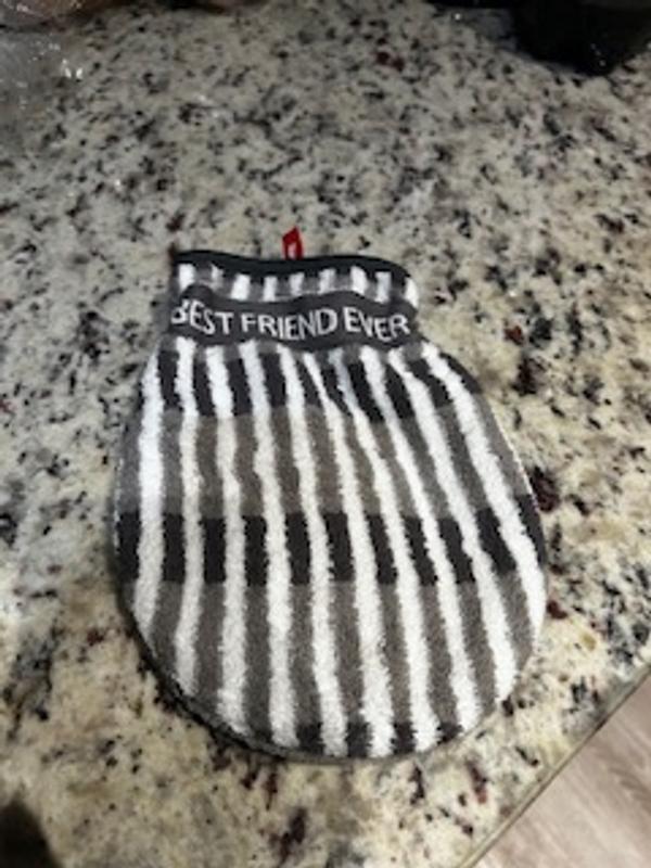 Reddy Gray Drool Mitt