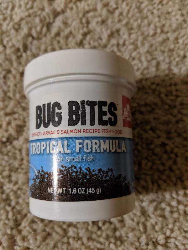 Fluval Bug Bites Granules for Small Tropical Fish 1.59 oz