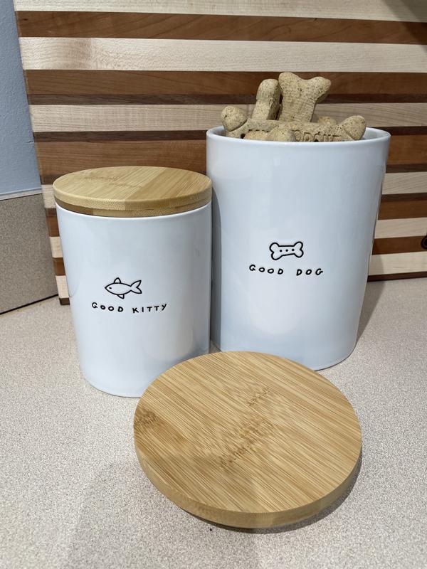 Extra large dog outlet treat jar