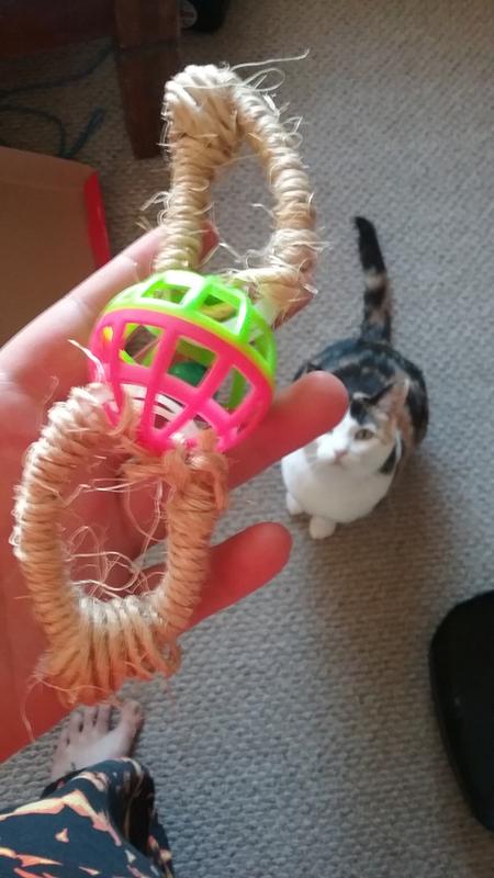 They're also perfect for craft starters. This was just zipties and jute.