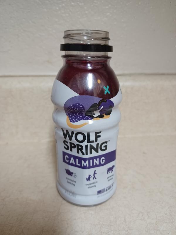 Wolf Spring Calming Food Topper 12 Pack - Dog Anxiety Relief - Calming Treats for Dogs - Natural Food Topper Dog Calming Treats for Anxiety - Reduce