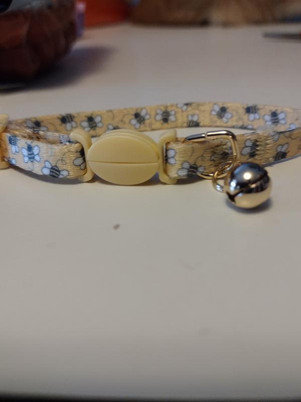 YOULY Yellow Bee Cat Collar