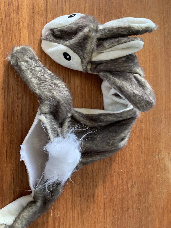 Leaps & Bounds Unstuffed Rabbit Dog Toy, Small