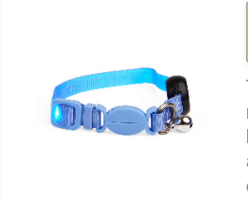 Blue Designer Style Dog Collar and Leash Set 