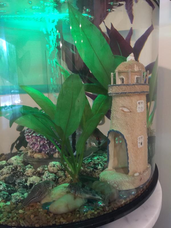 Lighthouse best sale aquarium decoration