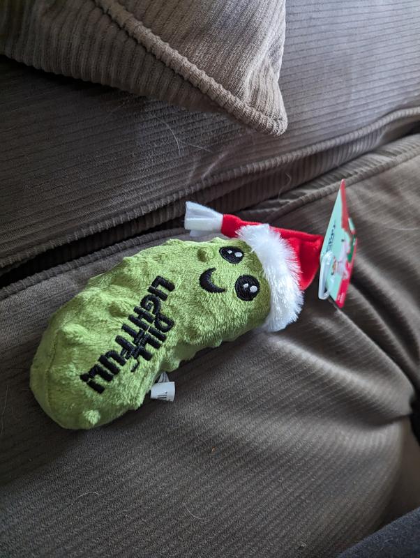 Merry Makings Plush Big Dill Pickle Dog Toy, Small