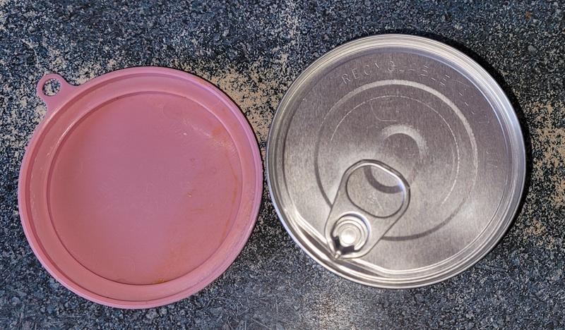EveryYay Over The Top Mauve Food Can Lids for Pets