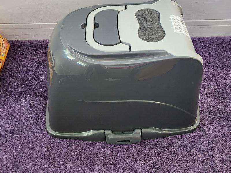 So Phresh Grey Flip Top Cat Litter Box Hood, 19.75" L X 14.75" W X 15.3