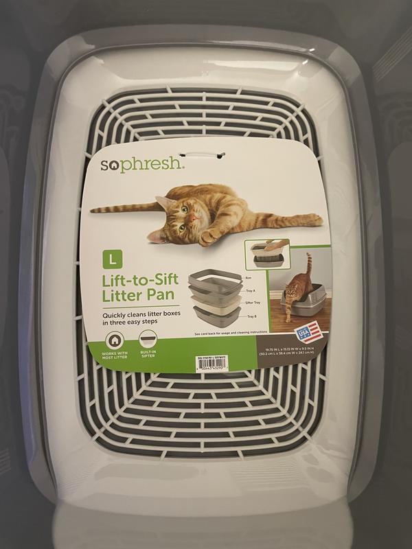 Lift and sift cat best sale litter box