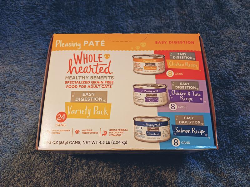 Easy digestion paté packaging (front)