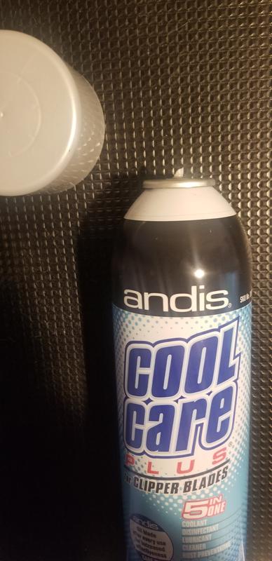 Andis 12750 Cool Care Plus 5-in-1 Clipper Spray, 15.5 oz Can, Blade Care  and Treatment, Blue