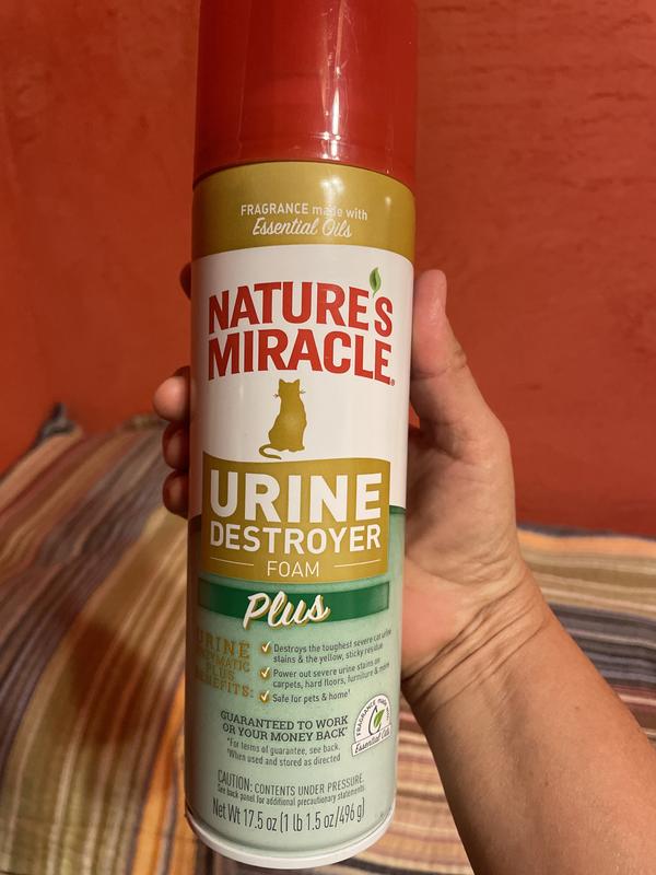 Nature s Miracle Urine Destroyer Foam Plus for Cats 17.5 fl. oz. Petco