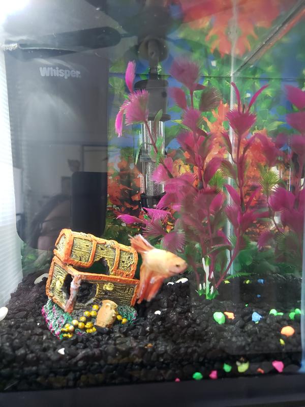 Imagitarium Colorful Plastic Aquarium Plants Foreground Value Pack