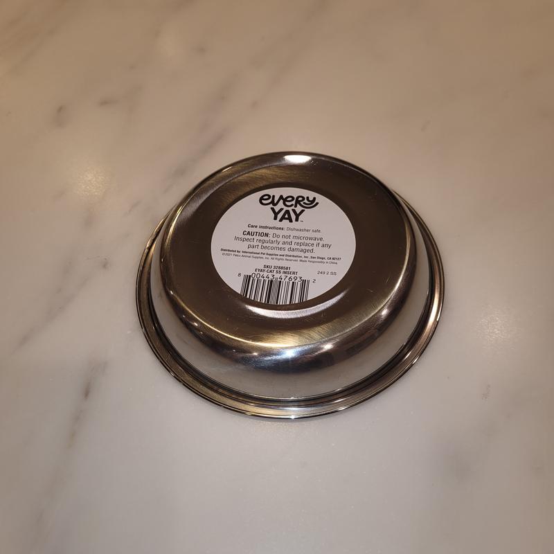 EveryYay Dining In Stainless Steel Bowl Insert for Cats Petco