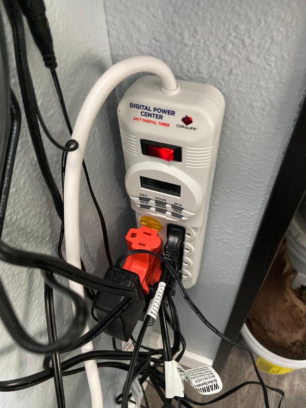 Coralife Aqualight Digital Timer & Power Center 10.25"
