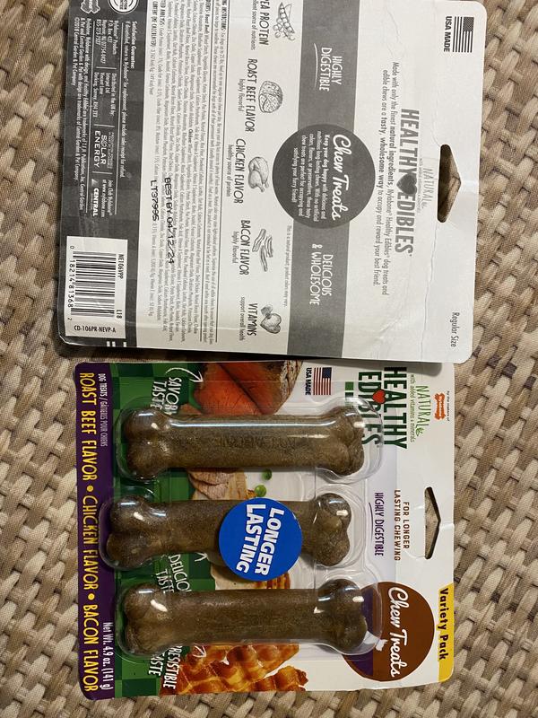 See the regular size label on the top right on back of package. Ordered small and small is the only option, and what I always usually get.
