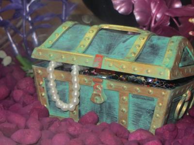 Closed treasure chest