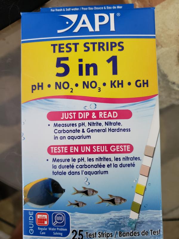 5 in 1 aquarium test strips hotsell