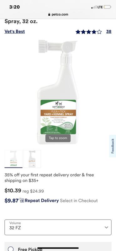 Knockout flea best sale spray petco