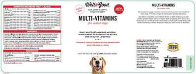 well & good multivitamins for senior dogs