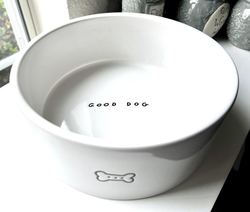 Harmony Good Dog Ceramic Dog Bowl, 1 Cup