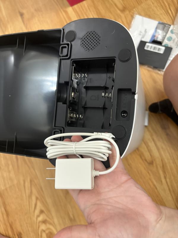 Choice of outlet or battery powered