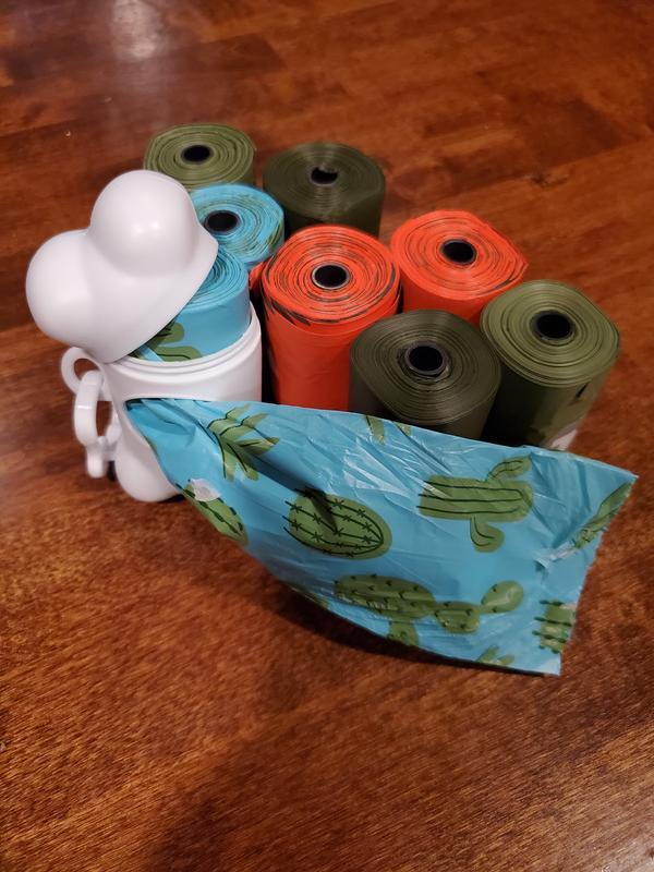 So Phresh Hundekotbeutel Mit Kaktus-Druck, 120 Stück, Geruchlos & Auslaufsicher, Aus 30% Recyceltem Material