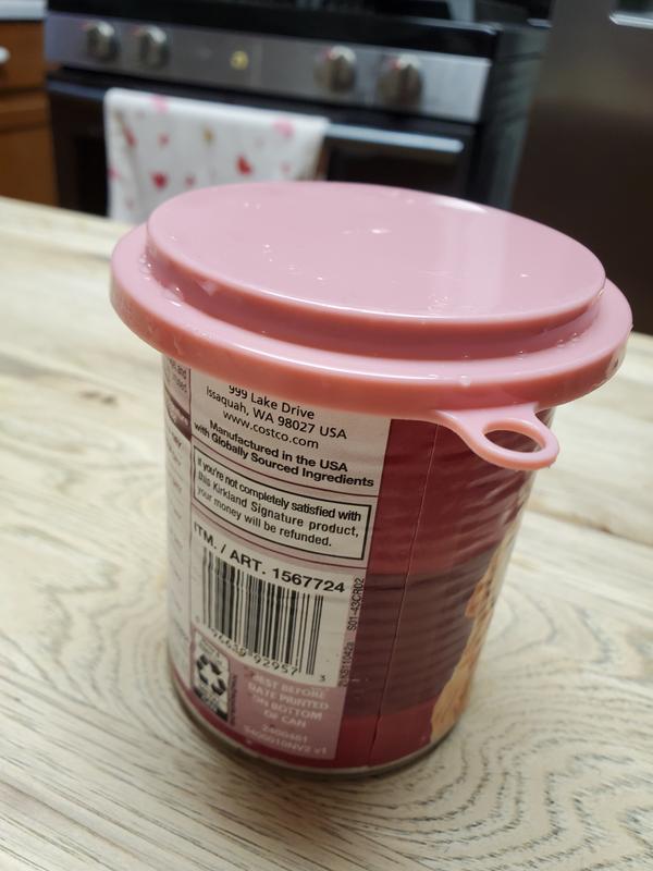 EveryYay Over The Top Mauve Food Can Lids for Pets