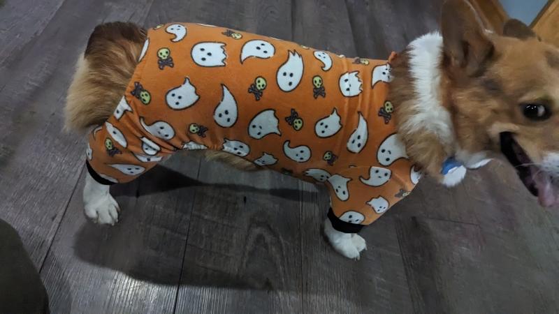 Bootique Ghost Print PJ for Dogs & Cats, XX-Small