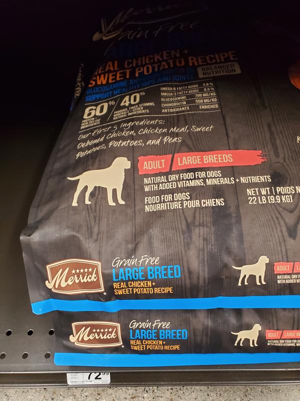 Merrick dog food clearance petco