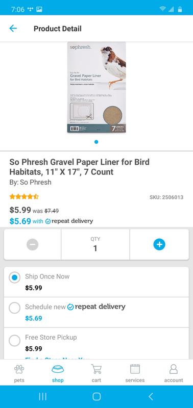 All Living Things Gravel Paper Bird Cage Liners, Size: 11W x 17H | PetSmart