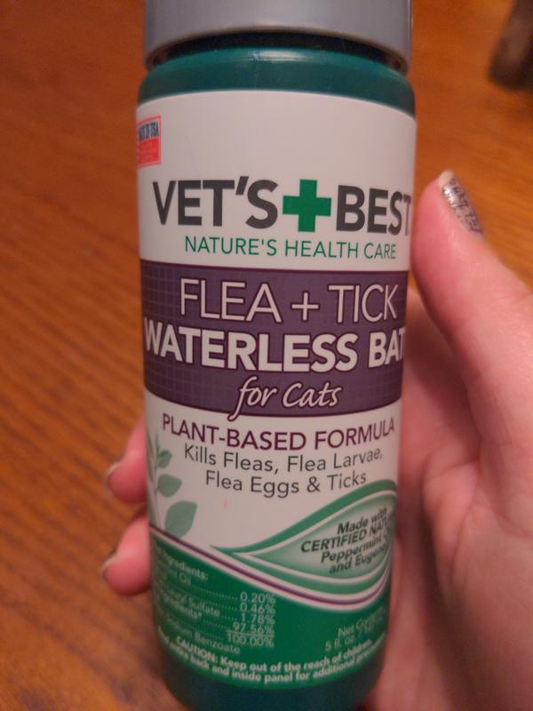 Vet's best flea and tick waterless bath clearance reviews