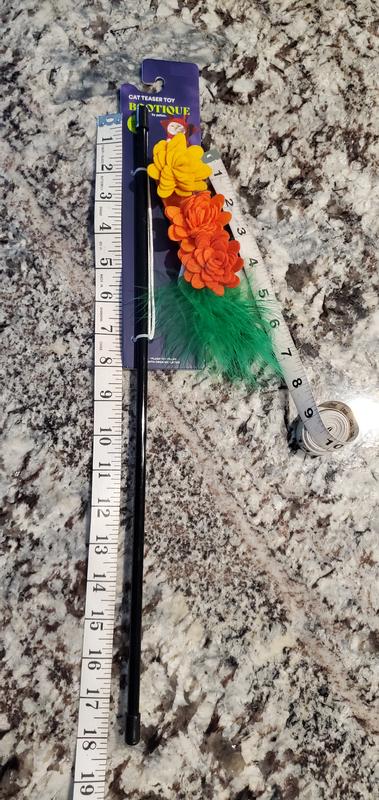 Pole 18", toy 7", string 13"